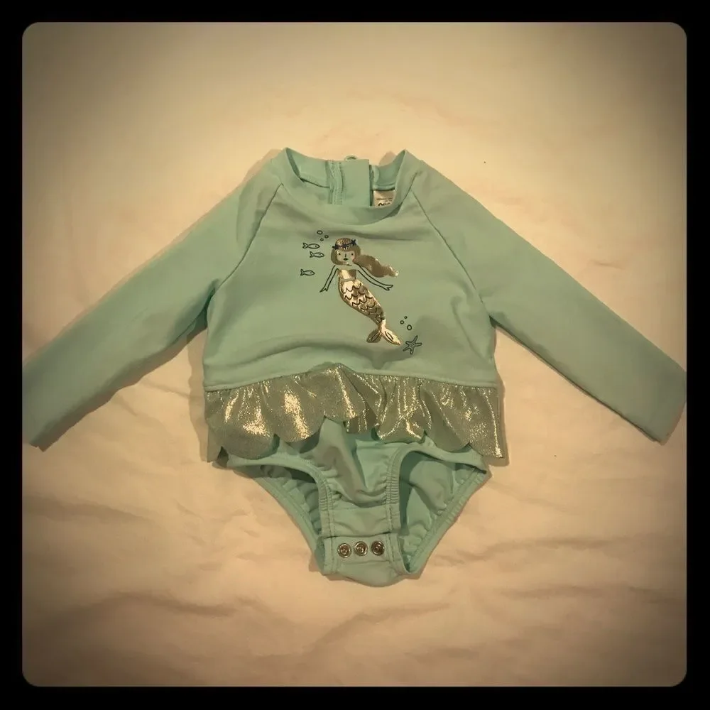 Osh Kosh B’gosh size 3m long sleeve bathing suit